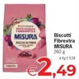 Despar Biscotti Fibrextra MISURA offerta