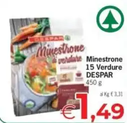 Despar Minestrone 15 Verdure DESPAR offerta