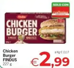 Despar Chicken Burger FINDUS offerta
