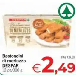 Despar Bastoncini di merluzzo DESPAR 12 pz offerta
