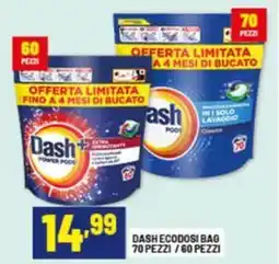 Risparmio Casa Dash ecodosi bag offerta