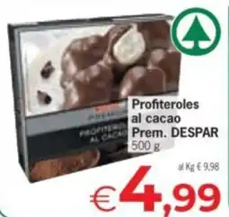 Despar Profiteroles al cacao Prem. DESPAR offerta