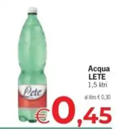 Despar Acqua LETE offerta