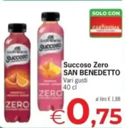 Despar Succoso Zero SAN BENEDETTO offerta
