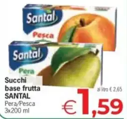 Despar Succhi base frutta SANTAL offerta