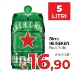 Despar Birra HEINEKEN Fusto 5 litri offerta
