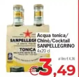 Despar Acqua tonica/ Chino/Cocktail SANPELLEGRINO offerta