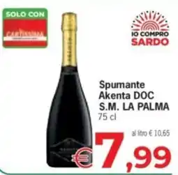 Despar Spumante Akenta DOC S.M. LA PALMA offerta