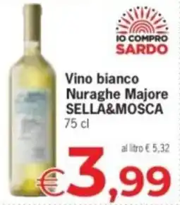 Despar Vino bianco Nuraghe Majore SELLA&MOSCA offerta
