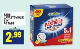 Risparmio Casa Tabs lavastoviglie 5in1 offerta