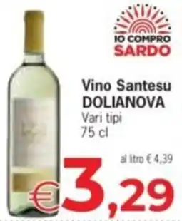 Despar Vino Santesu DOLIANOVA offerta