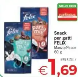 Despar Snack per gatti FELIX offerta