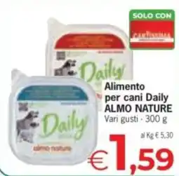 Despar Alimento per cani Daily ALMO NATURE offerta