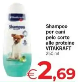 Despar Shampoo per cani pelo corto alle proteine VITAKRAFT offerta