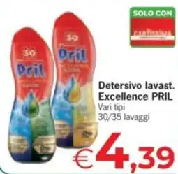 Despar Detersivo lavast. Excellence PRIL offerta