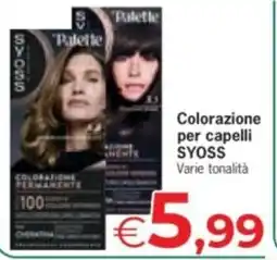 Despar Colorazione per capelli SYOSS offerta