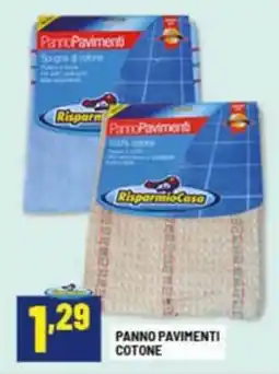 Risparmio Casa Panno pavimenti cotone offerta