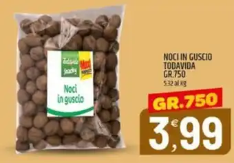 Noci in guscio todavida