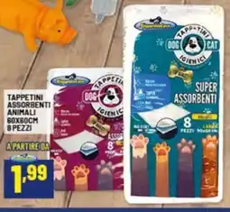 Risparmio Casa Tappetini assorbenti animali offerta