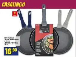 Risparmio Casa Set padelle granella, grigio, tortora, blu offerta