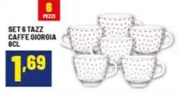 Risparmio Casa Set 6 tazz caffe giorgia offerta