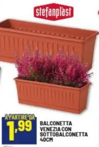 Risparmio Casa Stefanplast balconetta venezia con sottobalconetta offerta