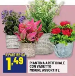 Risparmio Casa Piantina artificiale con vasetto offerta