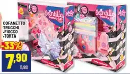 Risparmio Casa Cofanetto trucchi fiocco torta offerta