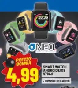Risparmio Casa NEO SMART WATCH ANDROID&IOS 97840 offerta