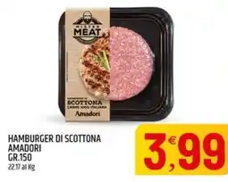 Ard Discount Hamburger di scottona AMADORI offerta