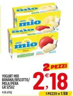 Ard Discount Yogurt mio banana/biscotto/ mela/pera offerta
