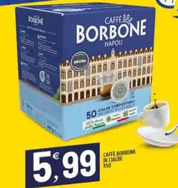 Ard Discount Caffe borbone in cialde x50 offerta