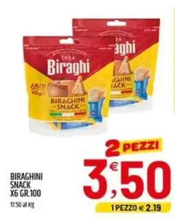 Ard Discount Biraghini snack x6 offerta
