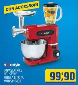 Ard Discount IMPASTATRICE HOUSTYLE FRULLA E TRITA MOD.SM0403 offerta