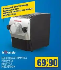 Ard Discount MACCHINA AUTOMATICA PER PASTA HOUSTYLE MOD.MPM3H offerta