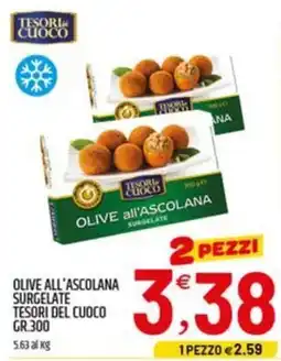 Ard Discount Olive all'ascolana surgelate TESORI DEL CUOCO offerta