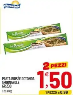 Ard Discount Pasta brisée rotonda SFORNASOLE offerta