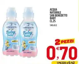 Ard Discount Acqua naturale SAN BENEDETTO BABY offerta