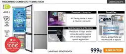 Unieuro LG FRIGORIFERO COMBINATO FIT&MAX 70CM GBBW322CPY offerta