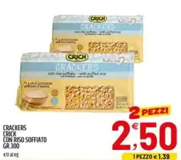 Ard Discount Crackers crick con riso soffiato offerta