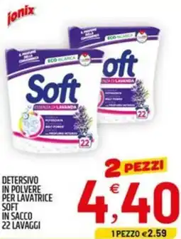 Ard Discount Detersivo in polvere per lavatrice soft in sacco offerta