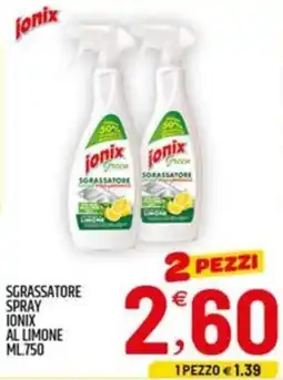 Ard Discount Sgrassatore spray ionix al limone offerta