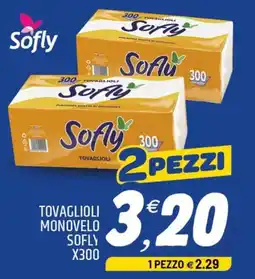 Ard Discount Tovaglioli monovelo SOFLY X300 offerta