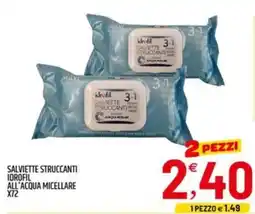 Ard Discount Salviette struccanti idrofil all'acqua micellare x72 offerta