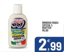 Ard Discount Rinnova fanali crystal 5 RHUTTEN offerta