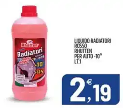 Ard Discount Liquido radiatori rosso rhutten per auto-10° offerta