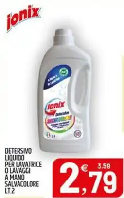 Ard Discount Ionix detersivo liquido per lavatrice o lavaggi a mano salvacolore offerta