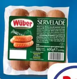 Ard Discount Wurstel wuber servelade 3+3 offerta