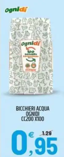 Ard Discount Bicchieri acqua OGNIDI offerta