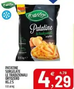 Ard Discount Patatine surgelate le tradizionali ORTOZERO offerta